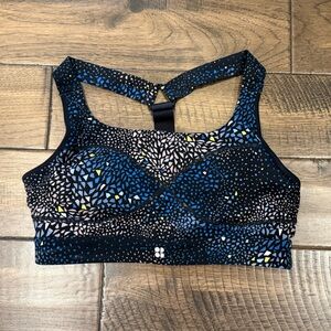 Sweaty Betty Women’s Power Medium Impact Sport Bra Black Triangle Construct